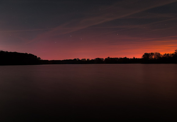 Evening of Dawson Lake