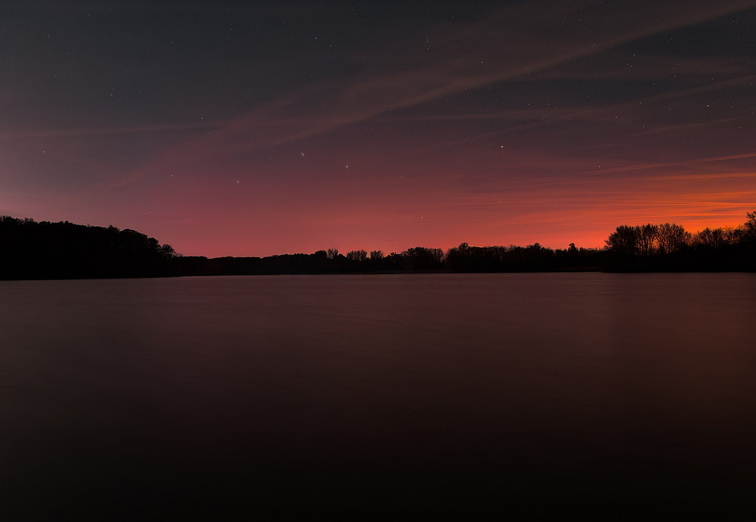 Evening of Dawson Lake