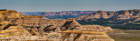 Badlands Landscape Pano from TRNP