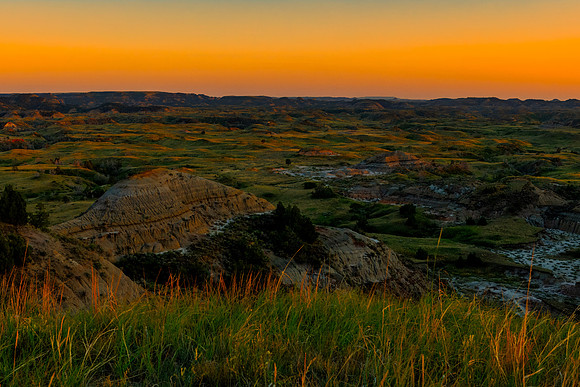 Sunset over TRNP