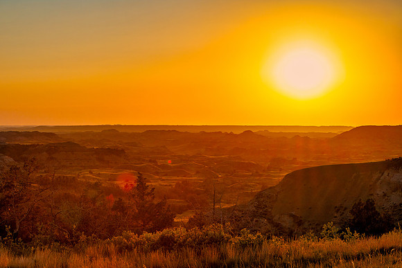 Sunsets of Theodore Roosevelt National Park