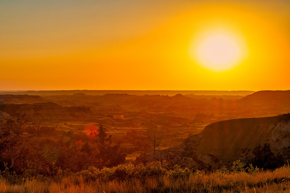 Sunsets of Theodore Roosevelt National Park