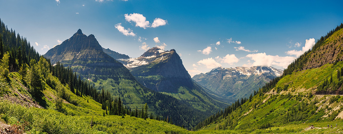 Glacier National Park Panorama