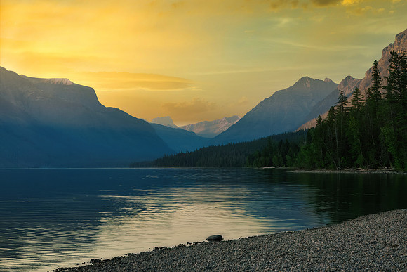 Sunset at Glacier National Park
